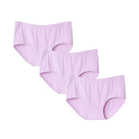 

Xmarks Women s Solid Color Comfort Briefs Brief-Cotton Blend Soft Full Briefs Ladies Breathable Panties