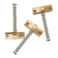 thumbnail image 3 of Sillín de cuerda de Latón Jadeshay 3 piezas Sillines de puente de guitarra Dorado, 3 of 8