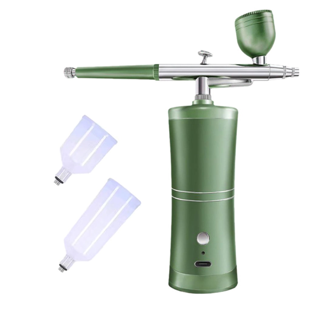 Airbrush, Guns Set with Compressor, Portable Wireless Airbrush Kit and Rechargeable Hand Airbrush 3 Gear