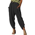 thumbnail image 1 of ICHUANYI Clearance Women's Loose Wide Leg Pants High Waist Straight Pants Casual Pants ICHUANYI "ICHUANYI", 1 of 8