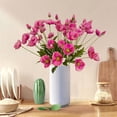 thumbnail image 6 of Hot Pink Poppy Flowers Artificial for Wedding Decorations,12 Pcs Fake Faux Silk Poppies Bulk for Home Decor Table Centerpieces Floral Arrangement (23.5‘’, Hot Pink), 6 of 17