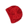 thumbnail image 2 of Gureui Toddler Infant Baby Girls Bow Hat with Solid Color, High Elasticity Casual Newborn Soft Head Wraps Turban Accessory, 2 of 4