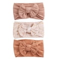thumbnail image 2 of 3 unids/lote Cable Knit Baby Girl diadema Bandeau Bebe Nylon diademas para niñas recién nacidas banda elástica para el cabello accesorios para el cabello de bebé Tan Jianjun  unisex, 2 of 2
