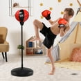 thumbnail image 2 of Costway Ensemble de Jouets de Sac de Frappe pour Enfants Support Ajustable Gant de Boxe Balle de Vitesse avec Pompe Neuf, 2 of 10