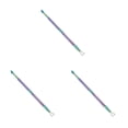 thumbnail image 2 of Transemion Manicure Tools False Nails Stainless Steel Double Head Rainbow Cuticle Pushers Remover Dead Skin Spoon Pliers Trimmer Type 1 3Set, 2 of 6