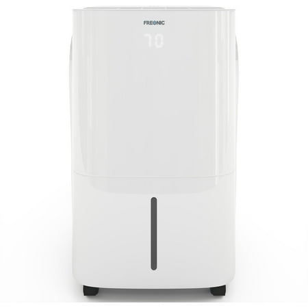 

Freonic Energy Star 22 Pint Dehumidifier | LED Display | 24H Timer | Auto-Restart | Auto Shut-Off | Wheels | Bathroom Basement Bedroom and Rooms up to 1 500 Sq. Ft | FHCD251AWG