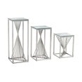 thumbnail image 3 of Topline Home Furnishings Glass Top 28" Accent Table, 3 of 4