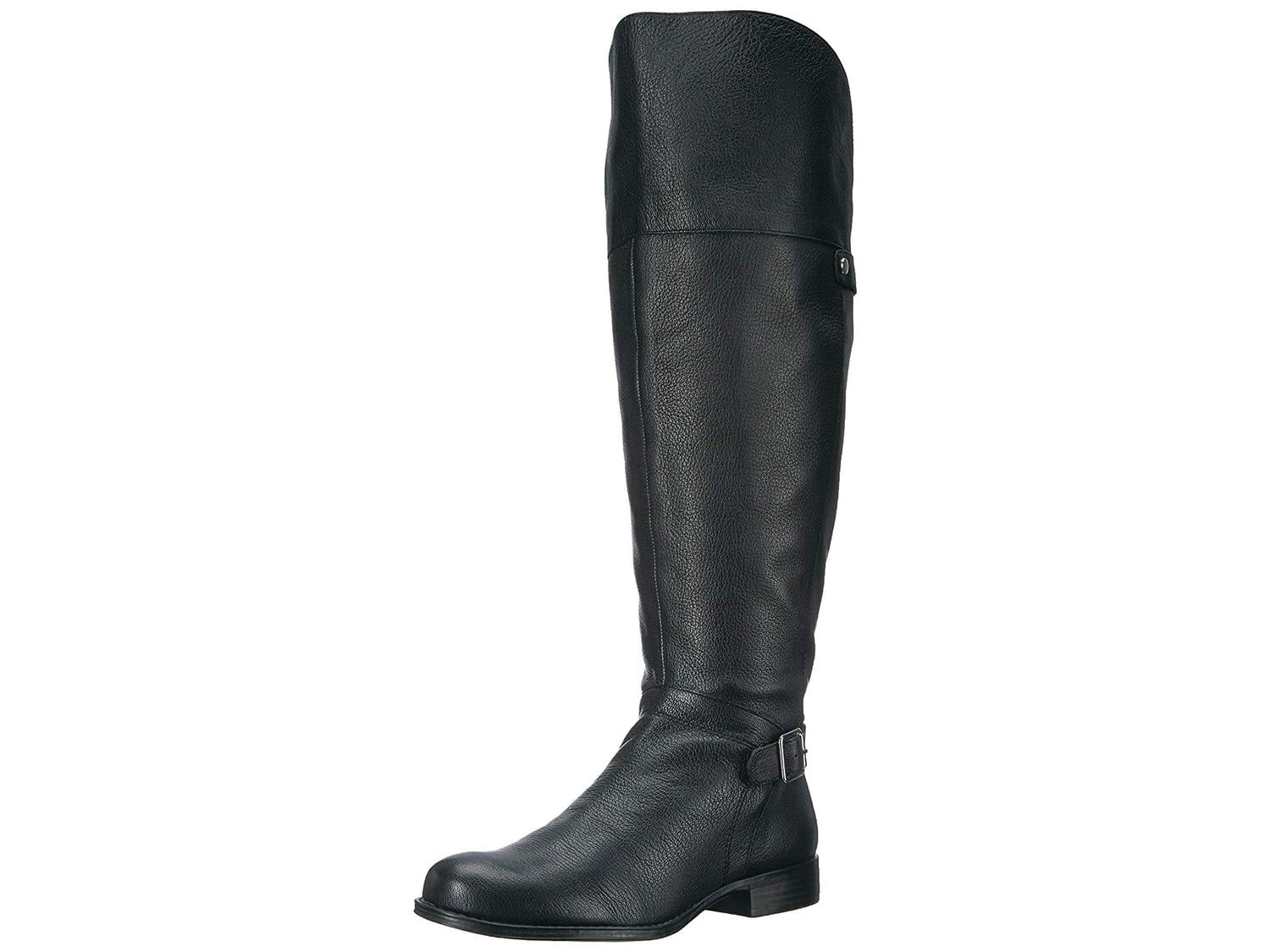 naturalizer january wide calf riding boot