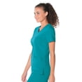 thumbnail image 3 of Urbane Ultimate Women's Chelsea 2-Way Stretch Four Pocket V-Neck Scrub Top, Style 9063, 3 of 4