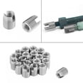 thumbnail image 3 of 20 Pcs Self Tapping Thread Inserts,Metal Self Tapping Slotted Screw Thread Insert Helical Repair M4 X 8mm Set for Helical Repair, 3 of 7