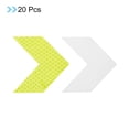 thumbnail image 3 of Uxcell Reflective Stickers, 20 Pack 2.36 x 2.36 Inch Adhesive Night Arrow Shape Safety Tape Reflector, Green, 3 of 5