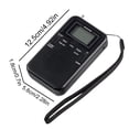 thumbnail image 3 of Radio AM FM Portable à Piles avec Antenne Télescopique Lanière Écran Radios Lecteur Meilleure Réception Mini Récepteur Radio FM AM pour Senior Maison Marche Course, 3 of 9