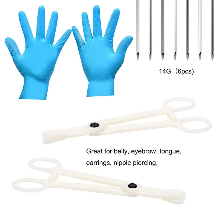 Briana Williams 16PCS Belly Button Piercing Kit 14G Body Piercing