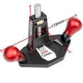 thumbnail image 4 of Amdohai Woodworking Bottom Cleaning Planer CNC Maching Anodized Processing Planer with Brass Nut Depth Adjustment Function, 4 of 7