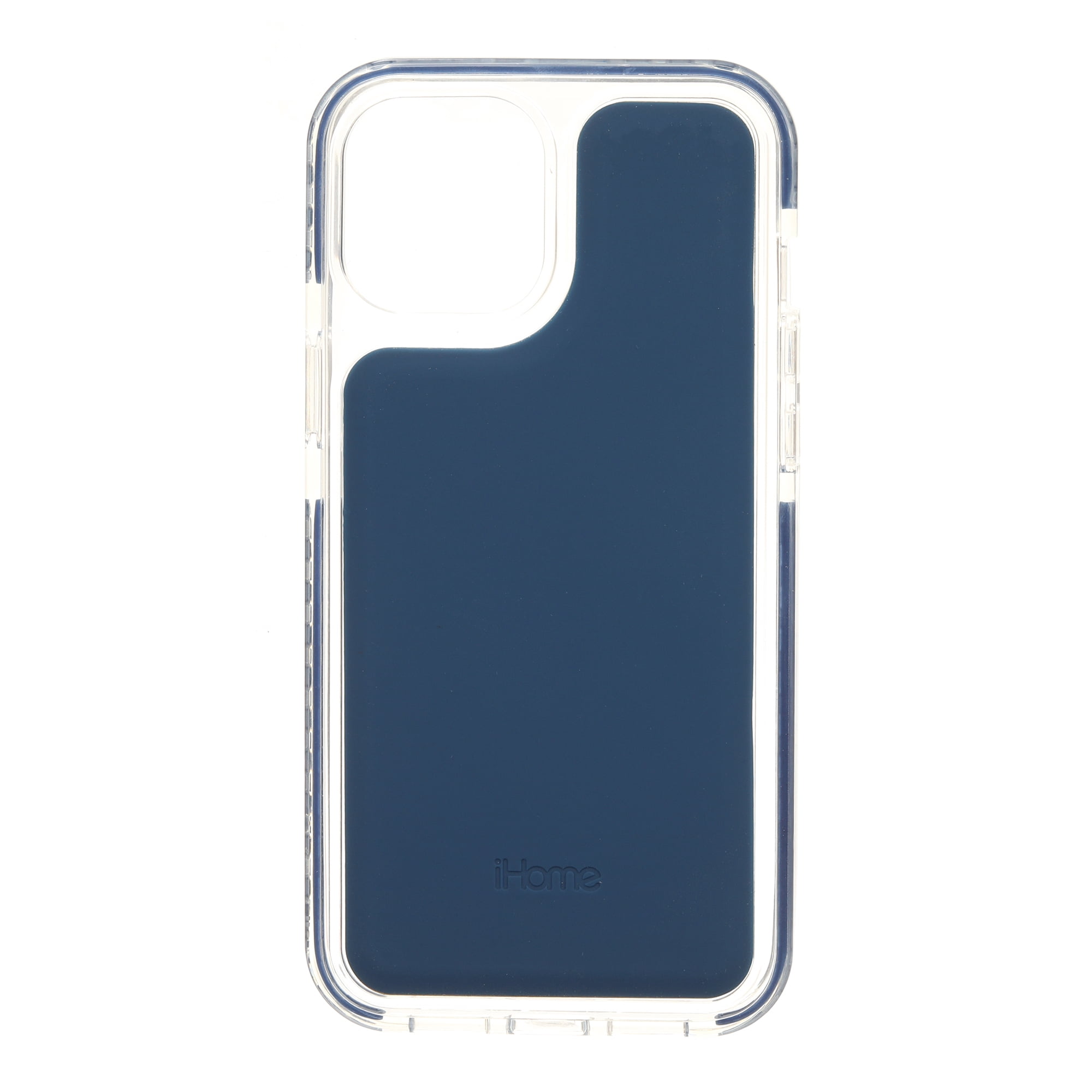 iHome Velo Silicone Impact Case for iPhone 12/12 Pro, Navy
