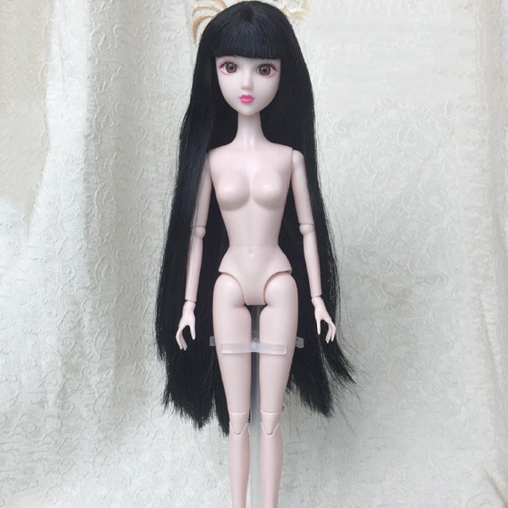 14   1/6 Bjd Nude Doll Female Ball-Jointed Doll Body & Head Large Bust
