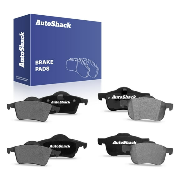 AutoShack Front & Rear Ceramic Brake Pad Set Replacement for 2001-2009 Volvo S60 2003-2007 Volvo XC70 8-PC