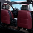 thumbnail image 4 of Tuqiang Car Seat Covers for Acura for ILX 2012-2022 Airbag Compatible Leather Seat Covers for 5-Seater Cars with Enhanced Safety Features Red, 4 of 8