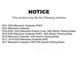 thumbnail image 2 of SIM Rear Semi-Metallic Disc Brake Pads SIM-2135 for Car Mitsubishi Outlander Eclipse Cross PHEV, 2 of 8