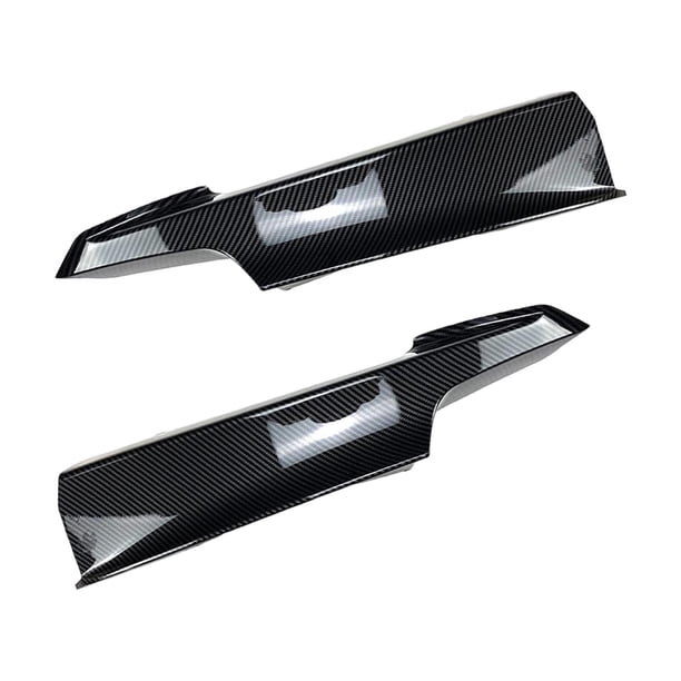 Parachoques delantero, accesorio Premium, piezas de repuesto, modificación portátil, borde de parachoques delantero para F30 F31 M Abajo rayas negras Sunnimix Labio del parachoques delantero