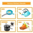 thumbnail image 4 of Juego de juguetes imaginarios para cocinar Kitchen Playset Funpynani, 100 piezas, 4 of 8