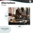 thumbnail image 4 of Stupell Industries Contemporary Golden Sound DJ Turntables Canvas Art, 48 x 36, by Franklyn Gregory, 4 of 8