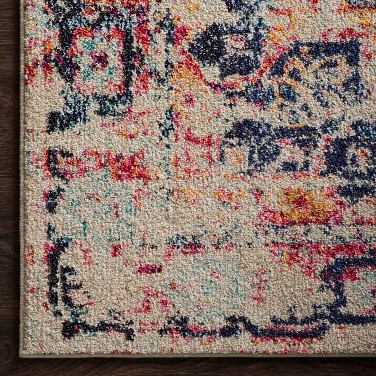 Loloi II Nadia Abstract Ivory / Fiesta Area Rug