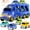 Blue, variant on Trucks for Toddlers 2-4 Years 1-3 4-8 4-7 Boys Girls,5 in 1 Construction Carrier Toy Trucks for Kids,Detachable Transport Trailer Toy,1 Year Old Boy Gifts Birthday Toy