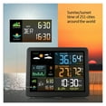 thumbnail image 2 of Digital Weather Station Clock Indoor Outdoor Temperature and Humidity Meter Weather Forecast ,Weather Forecast, 2 of 5