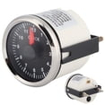 thumbnail image 3 of Universal 0-12 Hourmeter 2in Clock Instrument Panel Gauges Display Red Backlight, for Car, Boat, Yacht, IP67 Waterproof and Dustproof, 3 of 7