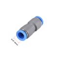 thumbnail image 2 of Uxcell Straight Push Connectors 8mm Quick Release Pneumatic Connector Plastic Union Tube Fitting Grey 10Pcs, 2 of 3