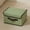 Green, variant on Fabric Storage Bin with Lid, Foldable Decorative Storage Box with Handles for Closet Shelf Bedroom Home Organization(Coffee,27X26X20cm)