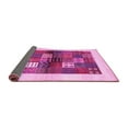 thumbnail image 2 of Ahgly Company Indoor Rectangle Abstract Pink Contemporary Area Rugs, 7' x 9', 2 of 4