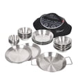 thumbnail image 4 of Cubiertos para Acampar, Utensilios de Cocina, Platos Livianos, Juego de Artículos para Exteriores, Cocina de Bolsillo para Cocinar, 4 of 9