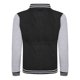 thumbnail image 2 of Awdis - Sudadera Modelo Varsity/Equipo Universitario (Negro Jet/Gris jaspeado), 2 of 2