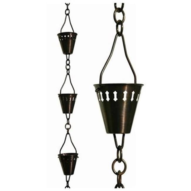 white rain chain