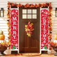 thumbnail image 2 of VerPetridure Christmas Curtain Decoration Christmas Decoration Curtain Creative Decoration Couplets Hanging Flags, 2 of 9