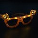 thumbnail image 3 of Gafas de fiesta con cabezas de calabaza de Halloween con luz LED intermitente, 3 of 4