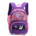 thumbnail image 3 of Small Backpack, School Bag Wear Resistant  Decoration  For Daily Use ANGGREK Púrpura+Rosa Fluorescente, 3 of 8