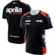 thumbnail image 3 of Camisetas deportivas del equipo de carreras Apprilia, cuello redondo, manga corta, verano, con estampado 3D, transpirables, de secado rápido, para hombres y mujeres, 3 of 5