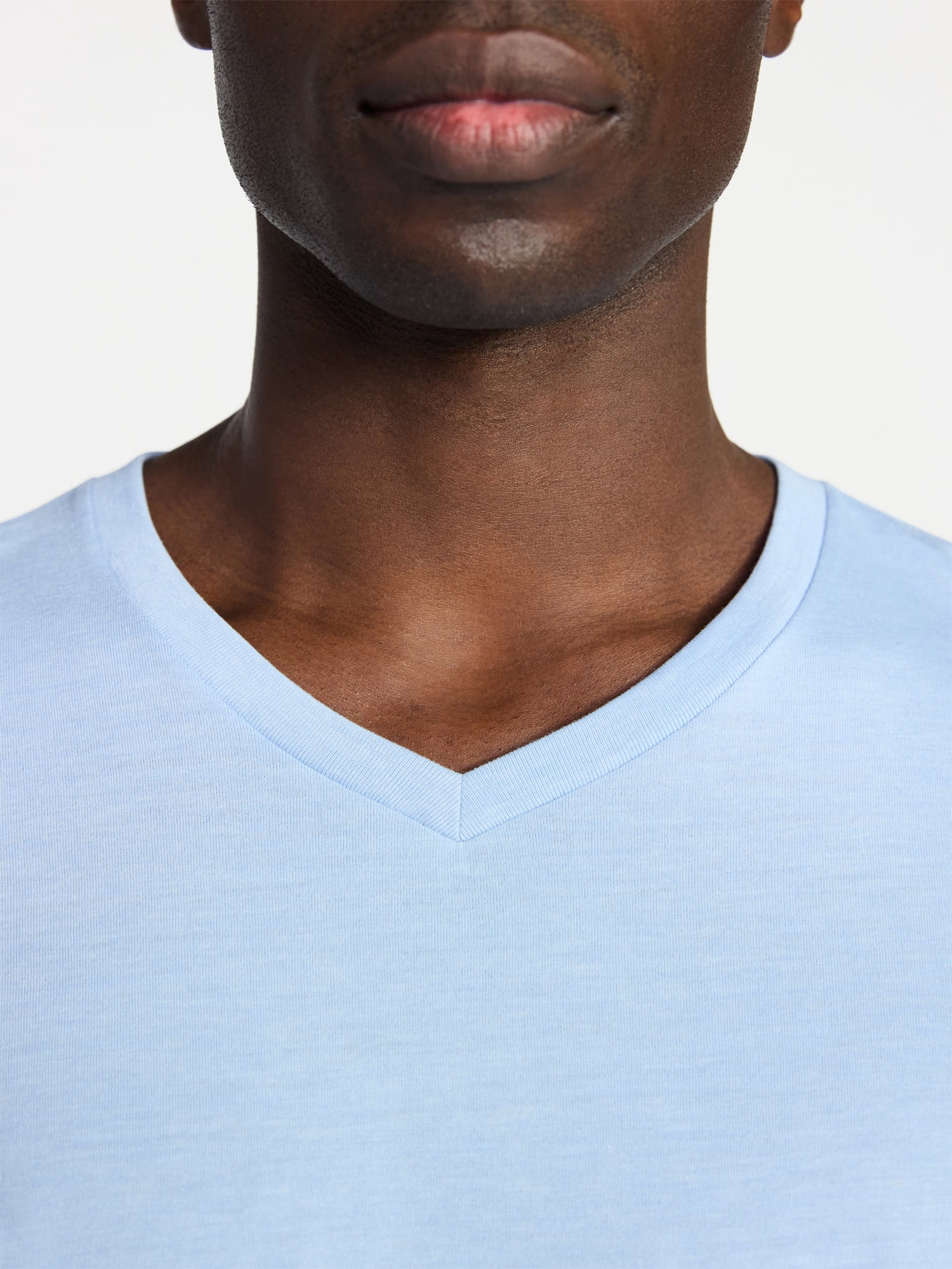 George Men's & Big Men's Relaxed Fit Short Sleeve V-Neck Tee, Sizes S-3XL