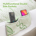 thumbnail image 3 of Bamboo Mattress Topper TwinXL Size - Waterproof Viscose Pad Dual Cooling & Back Pain Relief, 1000GSM Pillow Top, 8-21" Deep Pocket, 3 of 6
