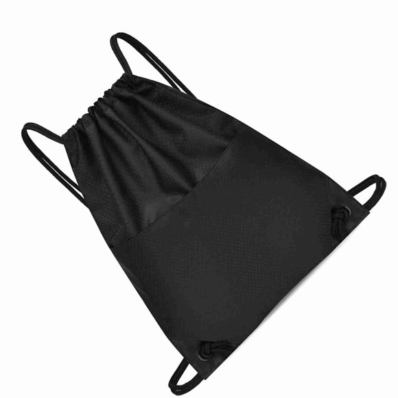 Drawstring Bag, Oxford Cloth Draw String Back Sack with Zip Pocket for Sports Traveling Gym, Yoga, Camping, Hiking