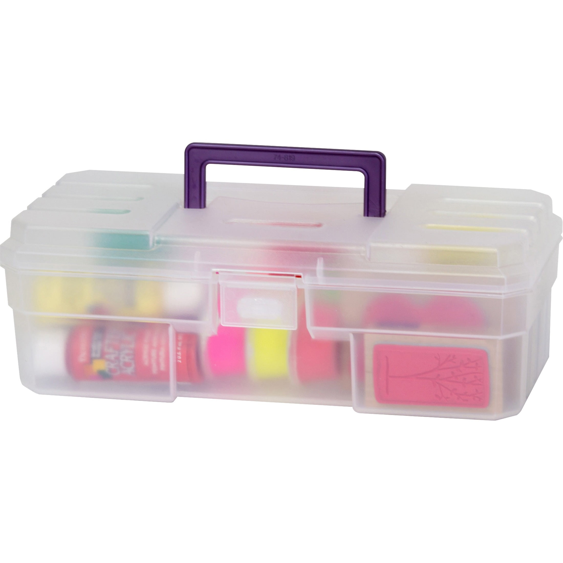 AkroMils, AKM09912CLPUR, 12" Allpurpose Storage Box, 1 Each, Clear