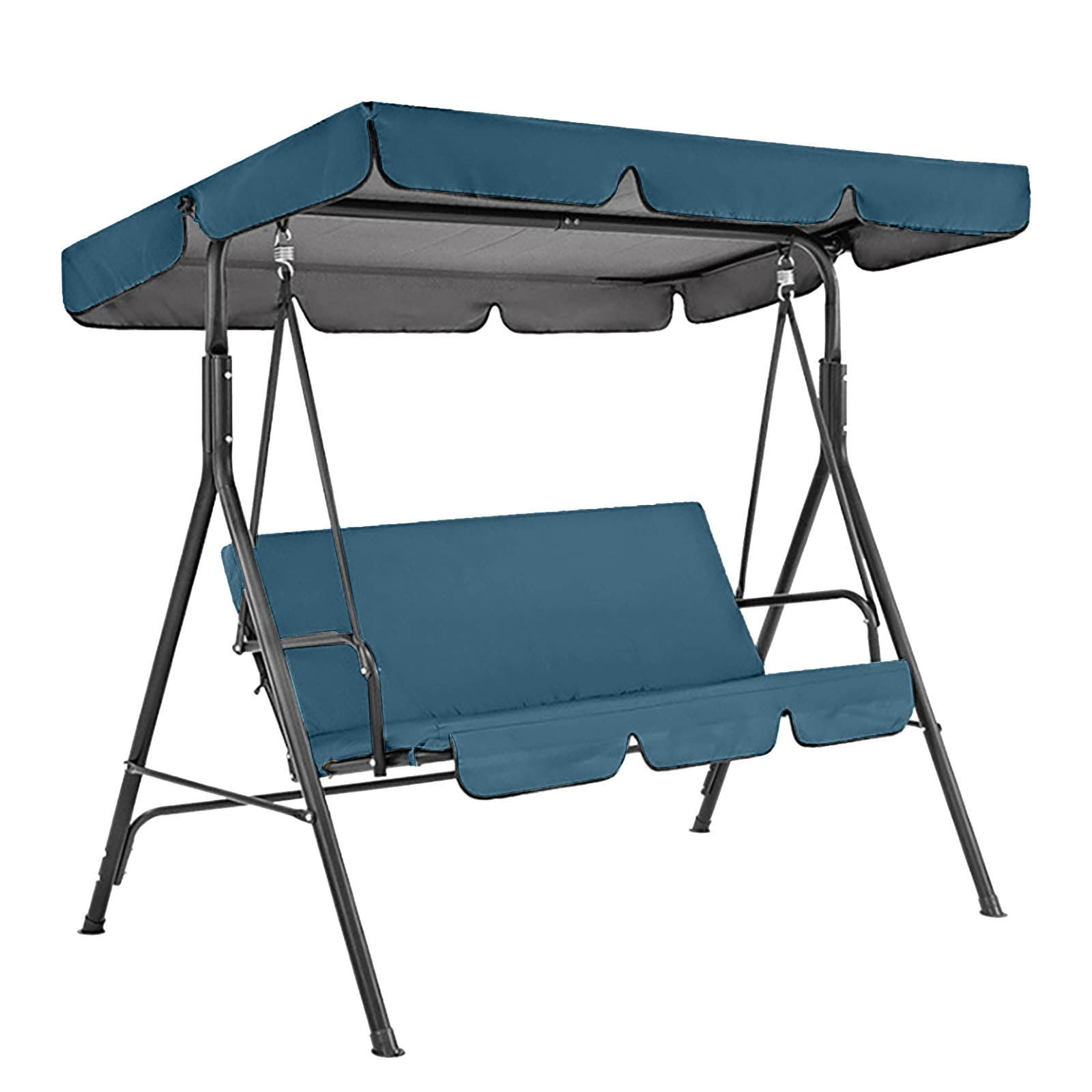 SouMaox Outdoor Patio Swing Seat Cover Replacement Sunscreen Waterproof Polyester Taffeta Garden Furniture Canopy Top Accessory Large