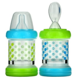 Profit Kids Silicone Squeeze Feeding Bottle with Dispensing Spoon