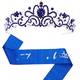 thumbnail image 5 of Tiara de cumpleaños para niña, corona para niñas, corona de princesa con banda de cumpleaños, diadema de cumpleaños para niña, tiara de corona de cumpleaños para mujer, decoraciones de feliz, 5 of 6