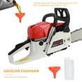 thumbnail image 6 of 58CC 2-Stroke Gas Power Chain Saw, 20Inch Chainsaw With 2.4KW Engine High Power, Tree Saw With Pole, Pinkway Chainsaw With Comfortable Handle Used For Deforestation, Family Logging, 6 of 10