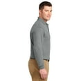 thumbnail image 3 of Port Authority Men's Long Sleeve Silk Touch Polo - K500LS, 3 of 6
