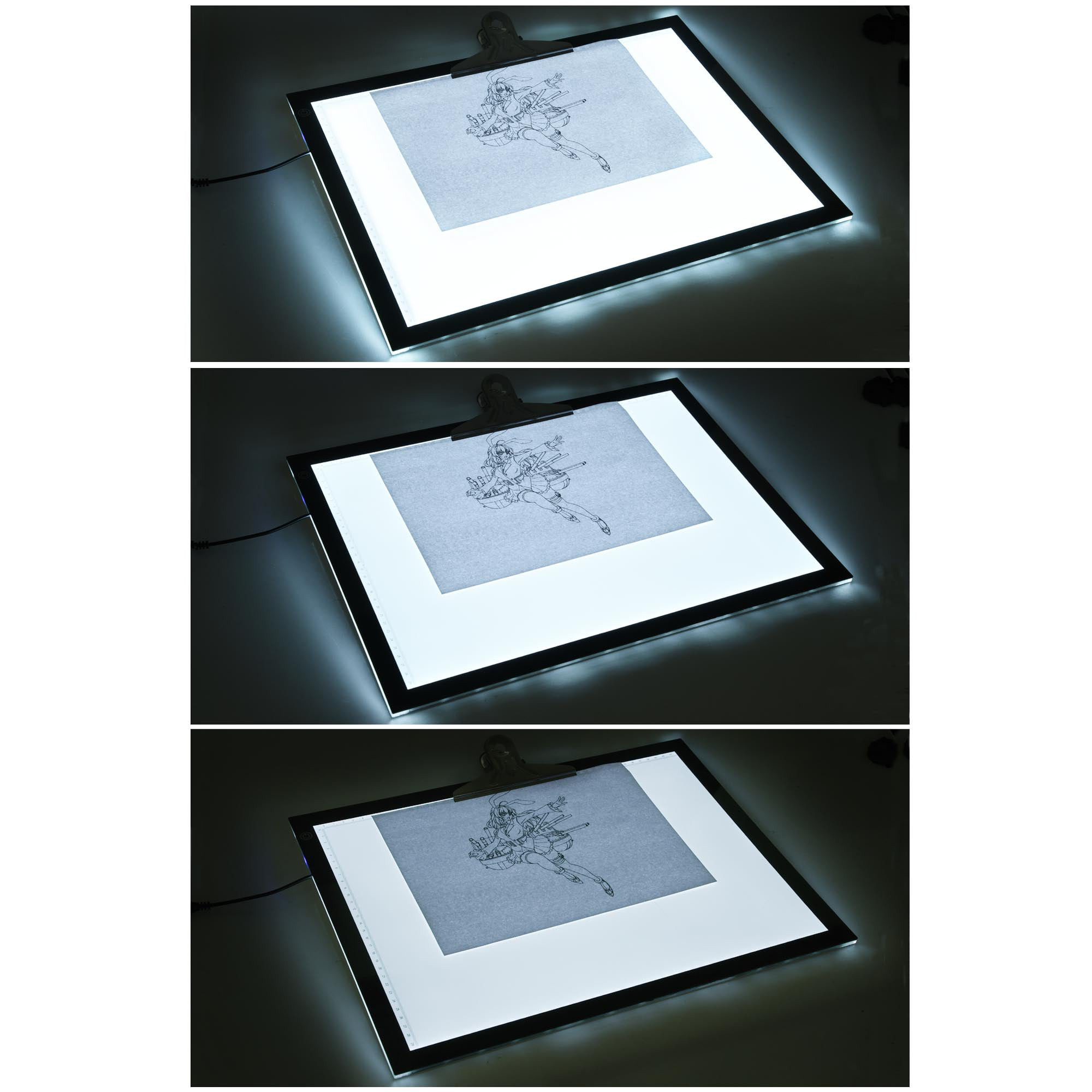 Ejoyous Light Pad Scatola di luci a LED A3 Tracing Bord Arte Design Stencil Disegno Sottile Pad LED Luce Pad Board Tavolo Luminoso Piastra per Skizzierung Pittura Disegno Animazione Design. 